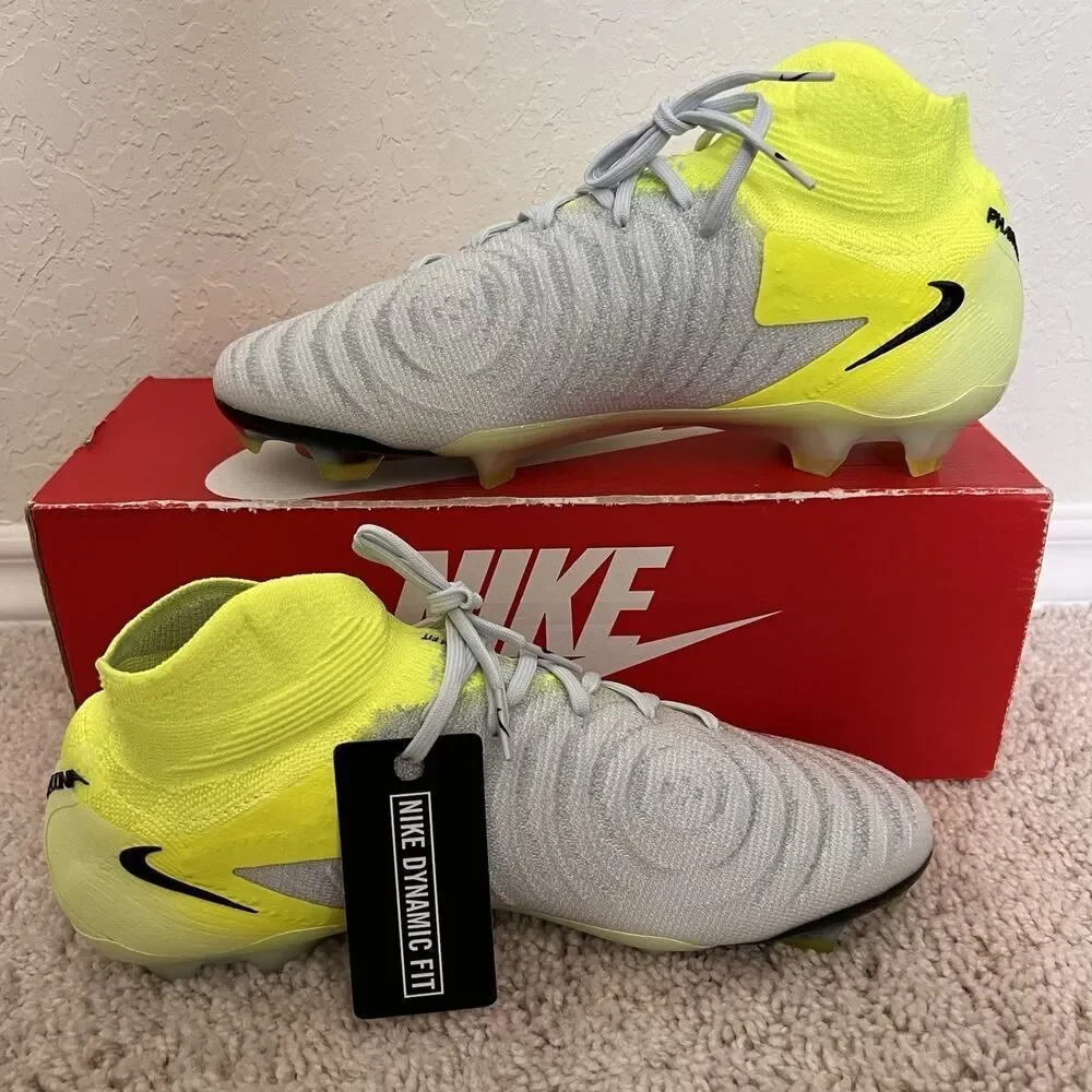 Nike Phantom Luna 2 Elite FG Pack Grey Volt Pack HF4358-003 Men’s Size 7.5 New